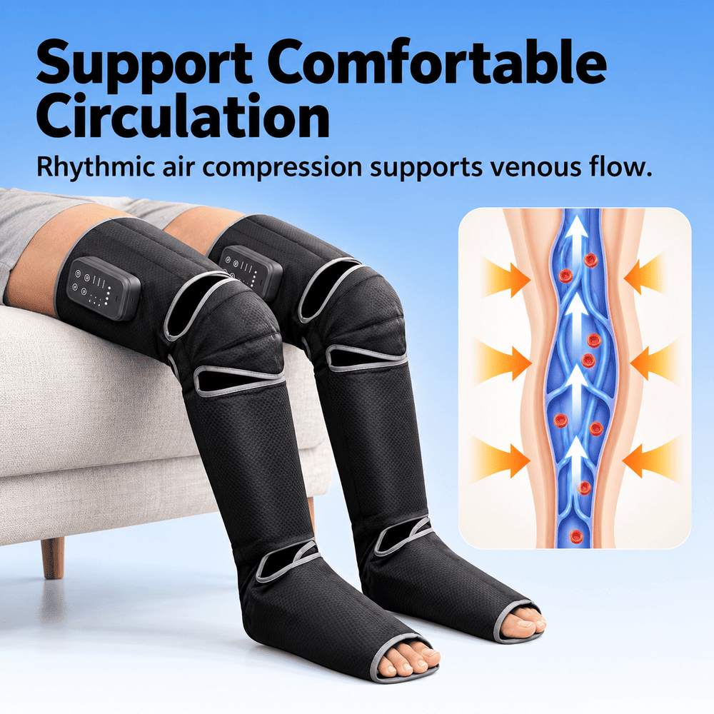 Byeache™ Full-Leg Air Compression Massager with Heat