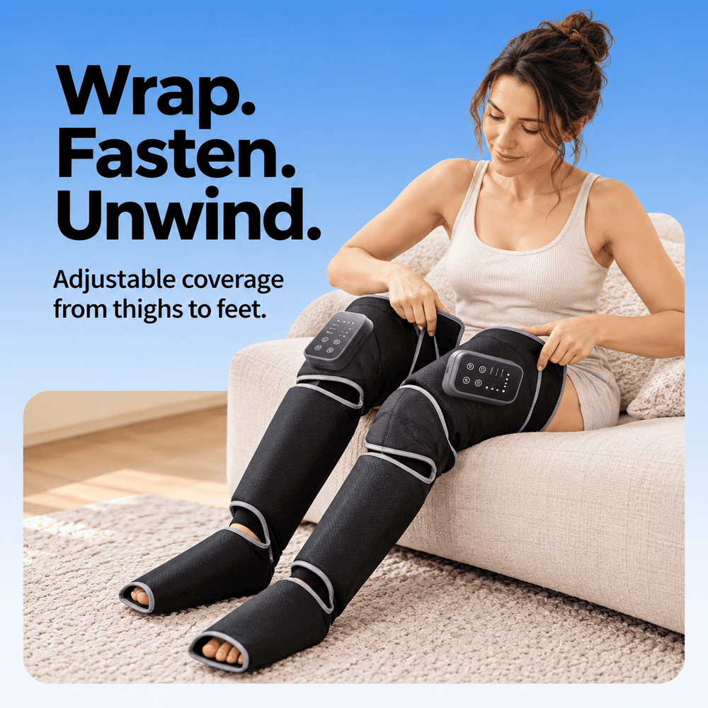 Byeache™ Full-Leg Air Compression Massager with Heat