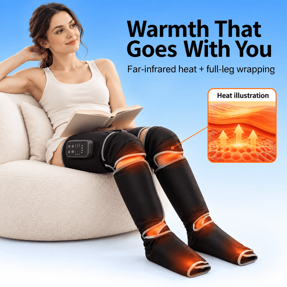 Byeache™ Full-Leg Air Compression Massager with Heat
