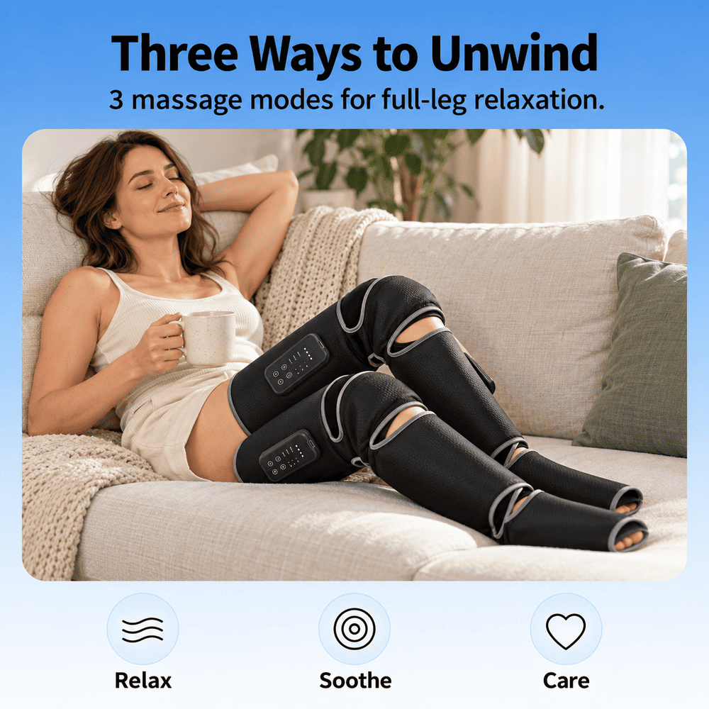 Byeache™ Full-Leg Air Compression Massager with Heat