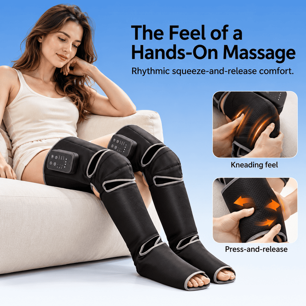 Byeache™ Full-Leg Air Compression Massager with Heat
