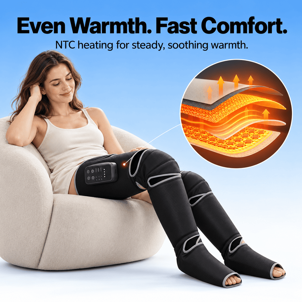 Byeache™ Full-Leg Air Compression Massager with Heat