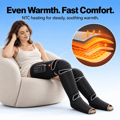 Byeache™ Full-Leg Air Compression Massager with Heat