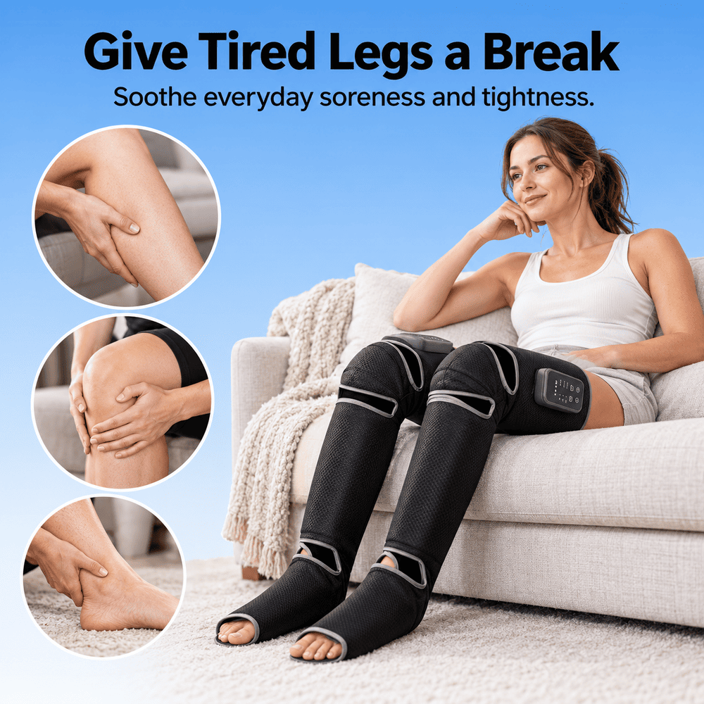 Byeache™ Full-Leg Air Compression Massager with Heat