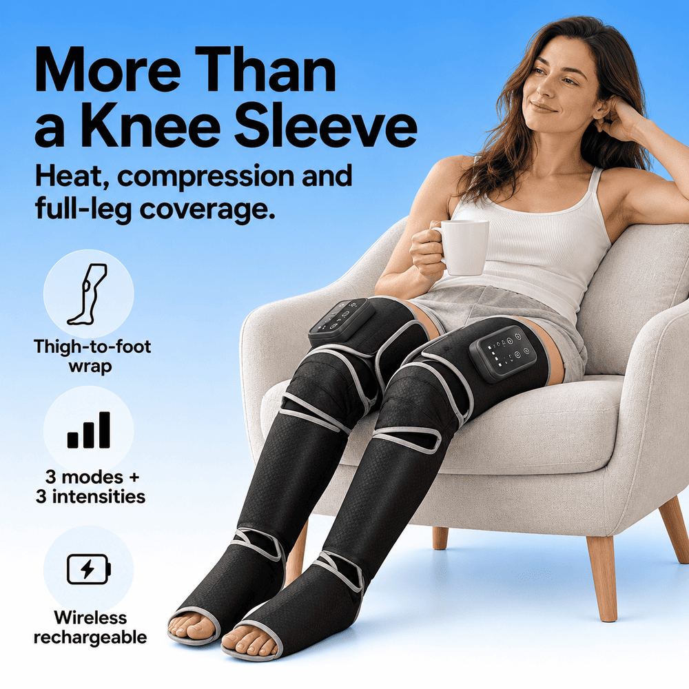 Byeache™ Full-Leg Air Compression Massager with Heat