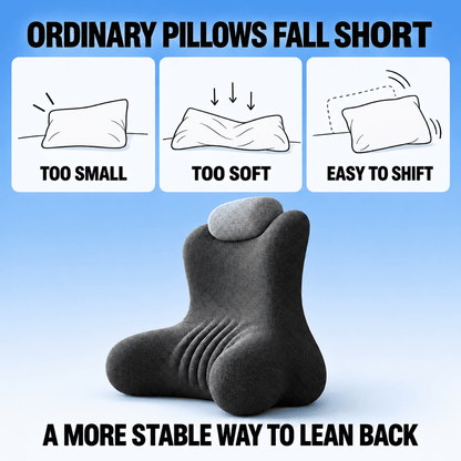 Byeache™ Headboard Backrest Wedge Pillow Bedroom Reading
