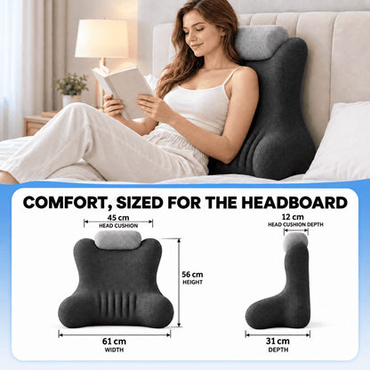 Byeache™ Headboard Backrest Wedge Pillow Bedroom Reading
