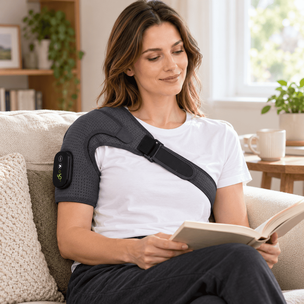 Byeache™ Cordless Heated Shoulder Wrap with Vibration