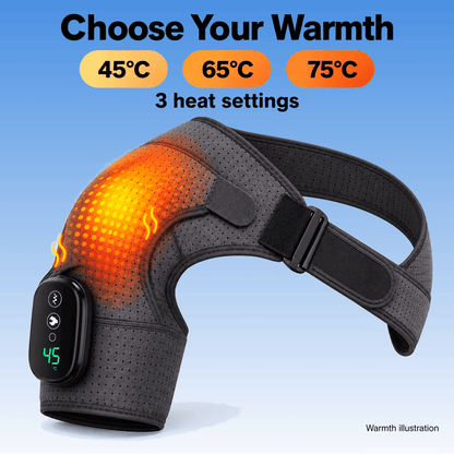Byeache™ Cordless Heated Shoulder Wrap with Vibration