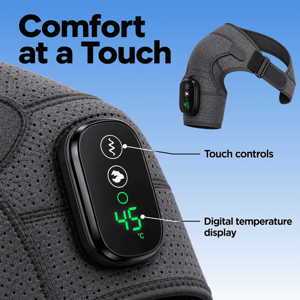 Byeache™ Cordless Heated Shoulder Wrap with Vibration