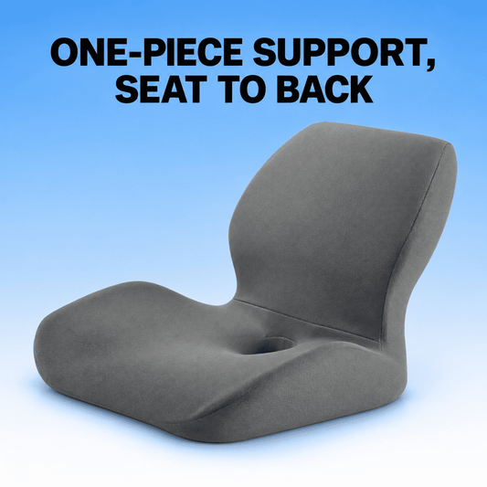 Byeache™ Memory Foam Seat Cushion & Lumbar for back pain