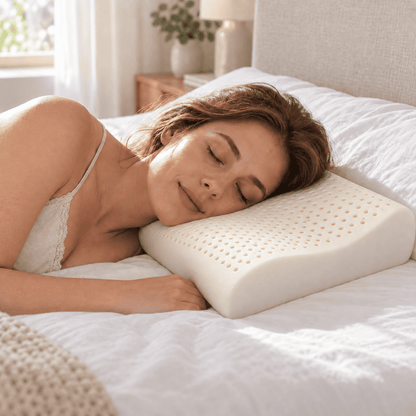 ByeAche™ Ultra-Slim Natural Latex Neck Pillow – Soft, Supportive & Resilient
