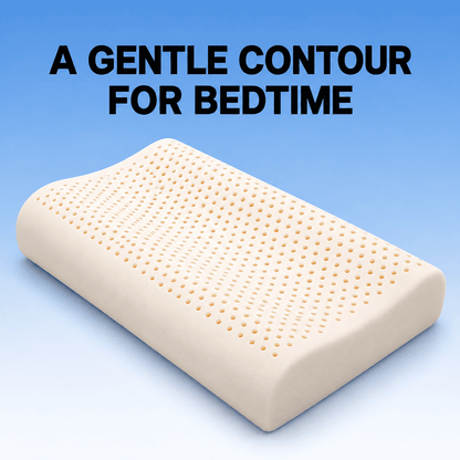 ByeAche™ Ultra-Slim Natural Latex Neck Pillow – Soft, Supportive & Resilient