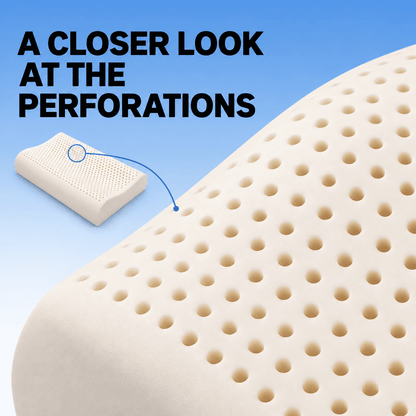 ByeAche™ Ultra-Slim Natural Latex Neck Pillow – Soft, Supportive & Resilient