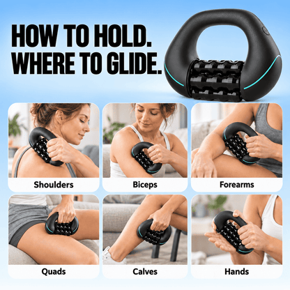 Byeache™ Rechargeable Handheld Roller Massager