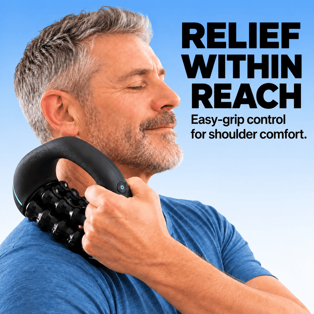 Byeache™ Rechargeable Handheld Roller Massager