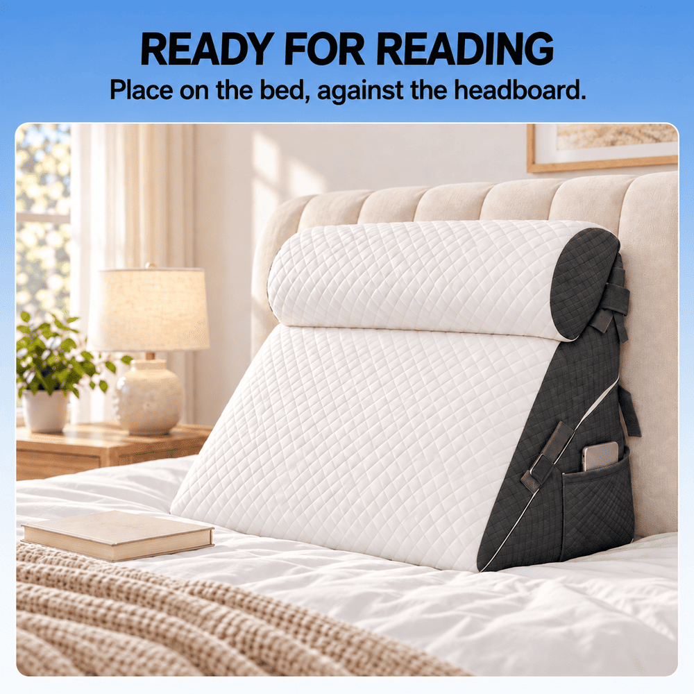 Byeache™ 3-Piece Adjustable Orthopedic Wedge Pillow Set