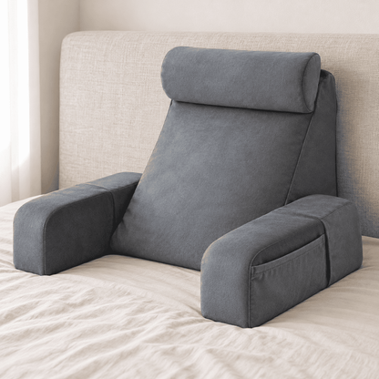 Byeache™ Back Pillow for Sitting Up in Bed, Gaming, Reading, or Watching TV