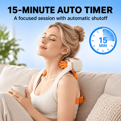 Byeache™ Wearable Neck and Shoulder Massager with Heat