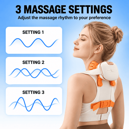 Byeache™ Wearable Neck and Shoulder Massager with Heat
