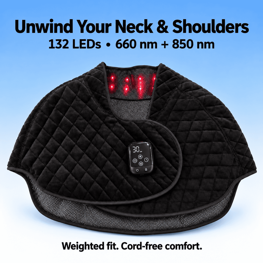 Byeache™ Red Light Heated Shoulder Massage Wrap